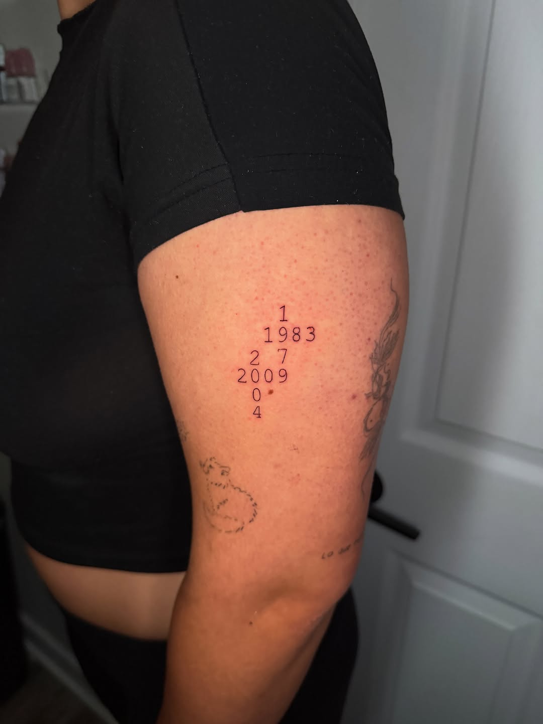 Tattoo by @nia.c__tattoo — lettering_script, fine_line