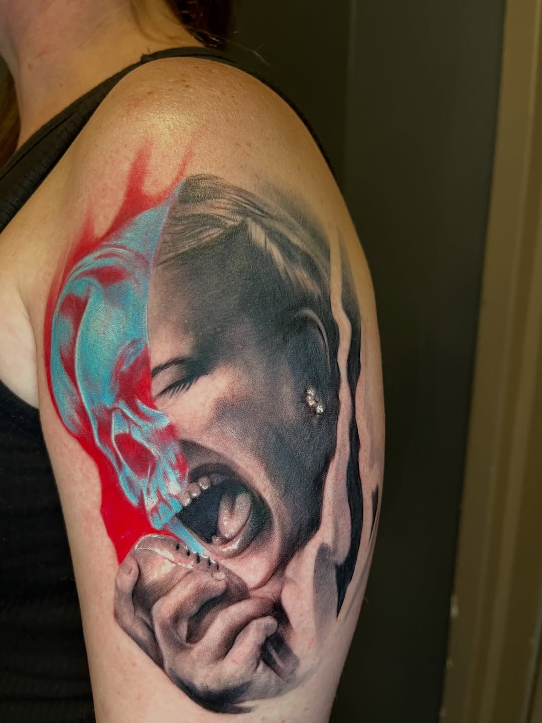Tattoo by @tony.wilson.tattoos — realism, trash_polka