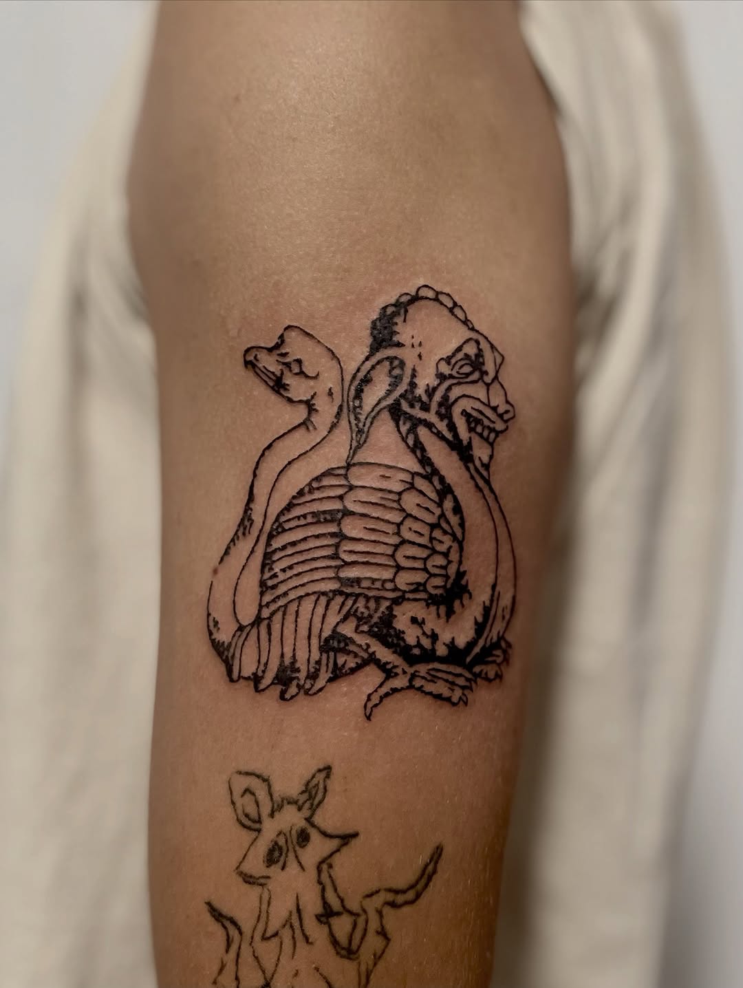 Tattoo by @bartobello — blackwork, illustrative