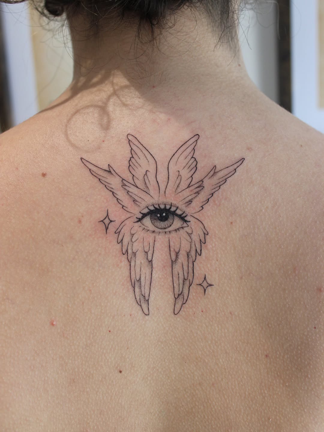 Tattoo by @emsky_ink โ fine_line