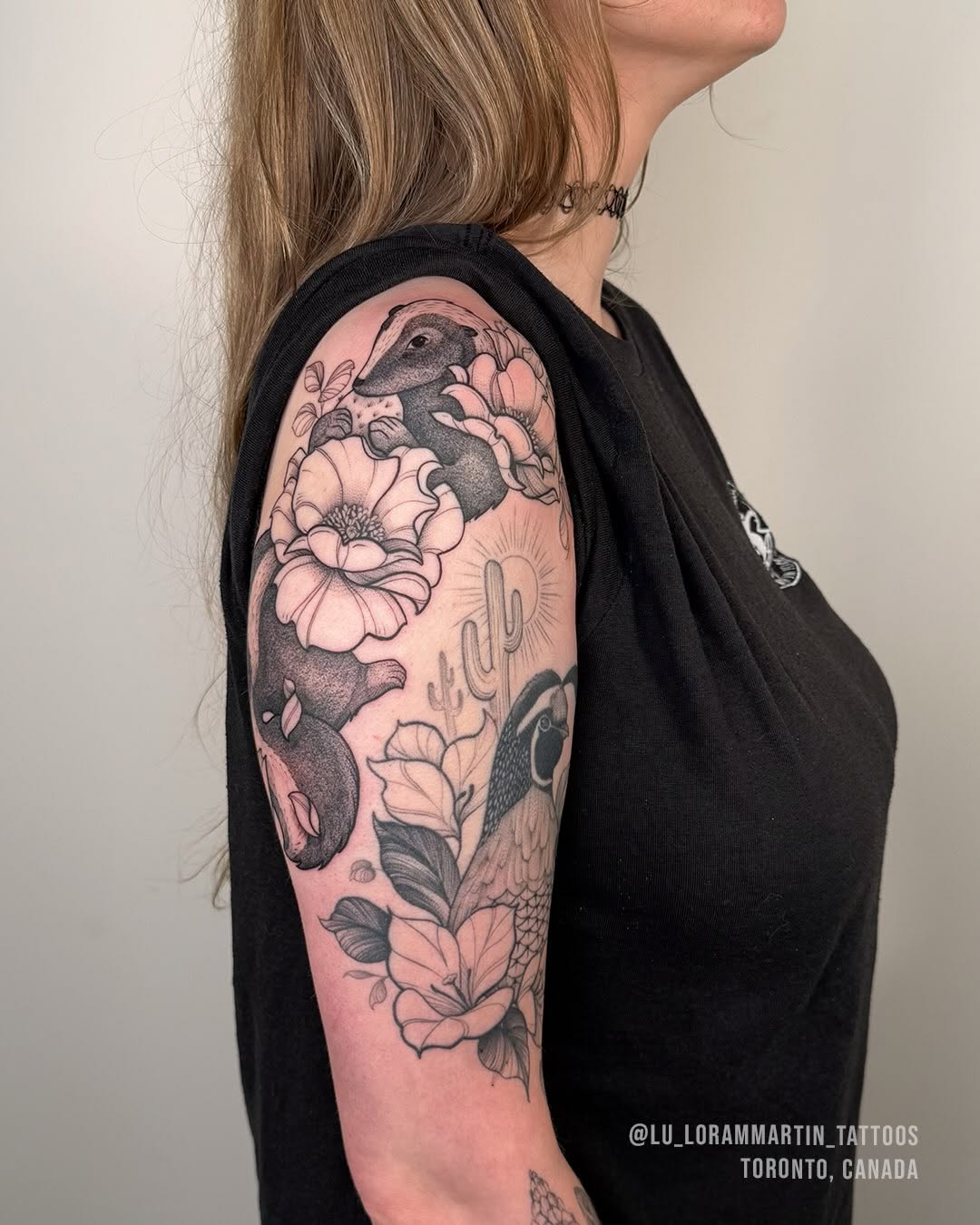 Tattoo by @lu_lorammartin_tattoos — realism, black_and_grey