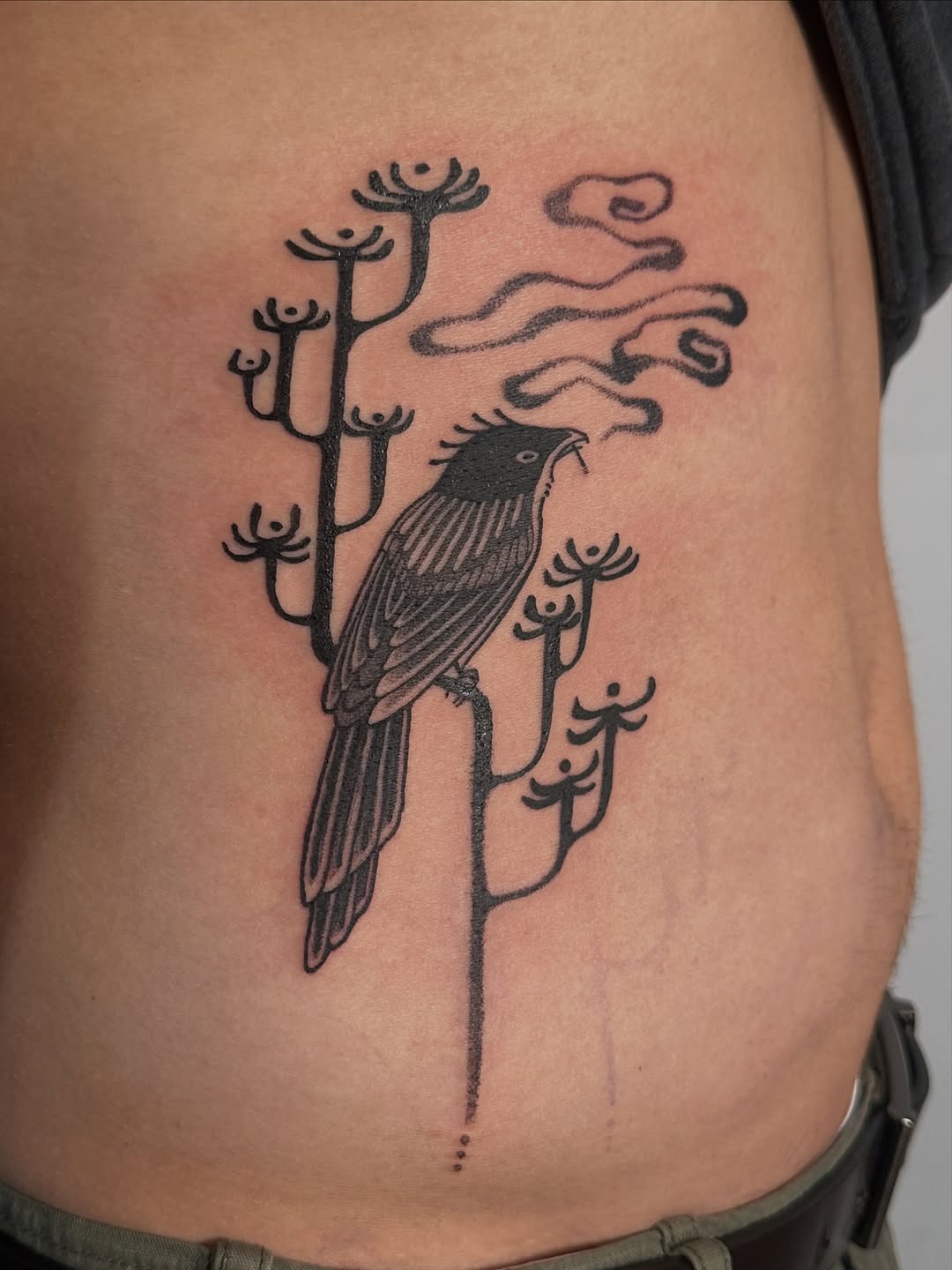 Tattoo by @fishcake.tats β black_and_grey, illustrative
