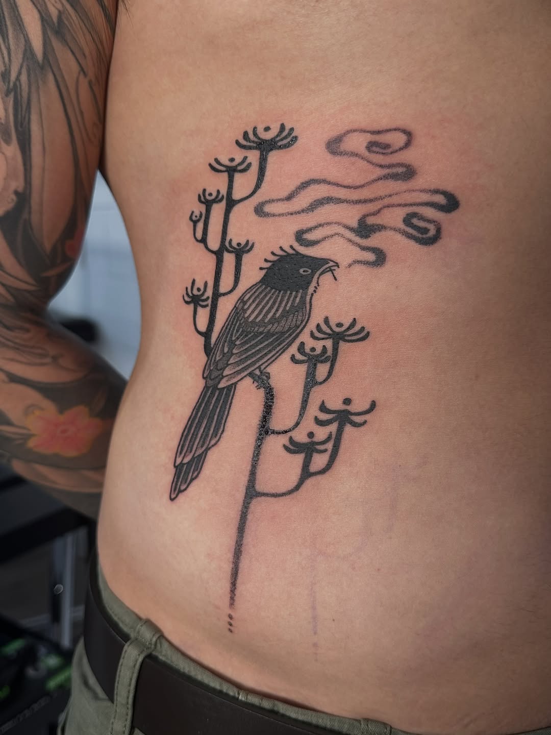 Tattoo by @fishcake.tats β black_and_grey, illustrative