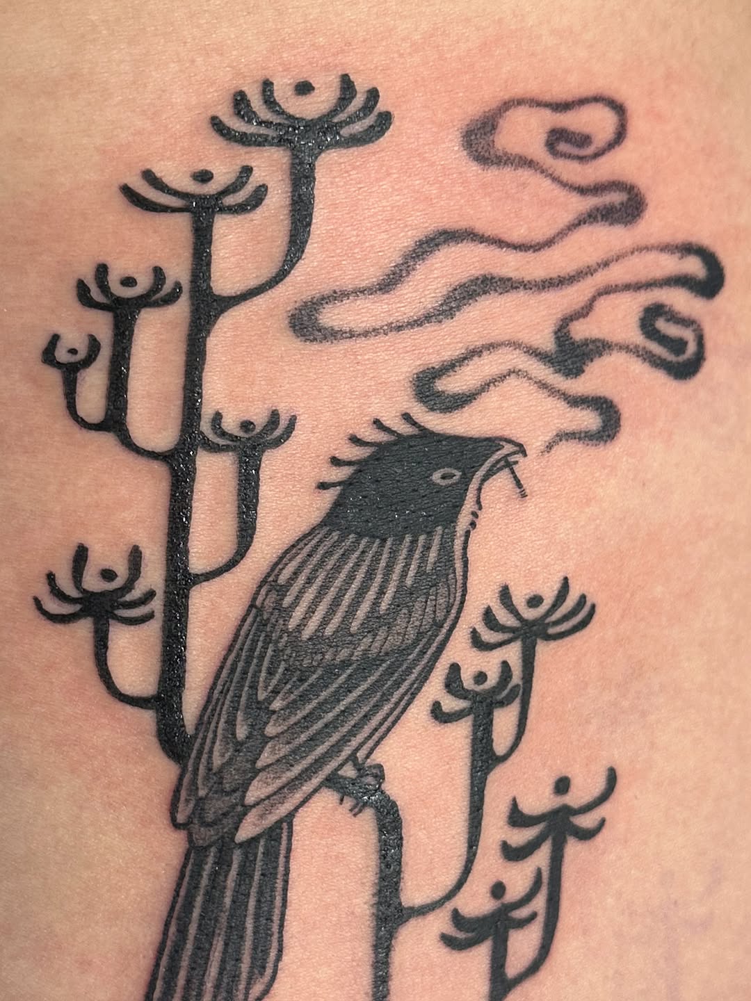 Tattoo by @fishcake.tats β black_and_grey, illustrative
