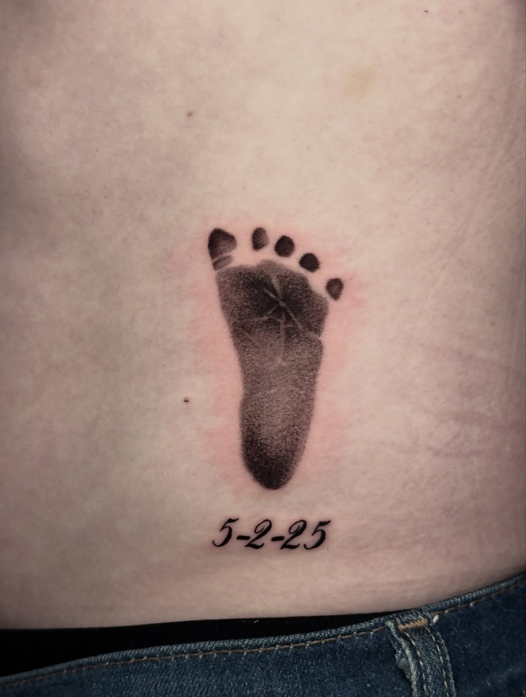 Tattoo by @inkedannarchy — black_and_grey, lettering_script