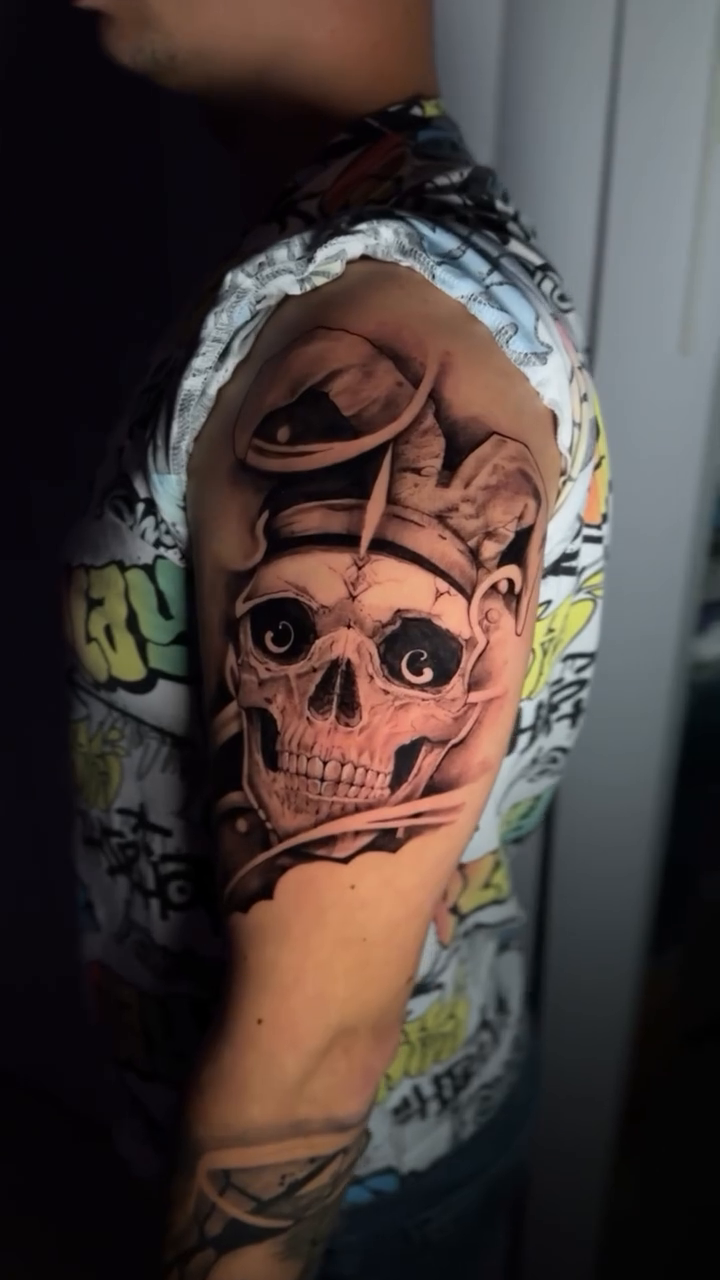 Tattoo by @1stclass.tattoo — realism, black_and_grey
