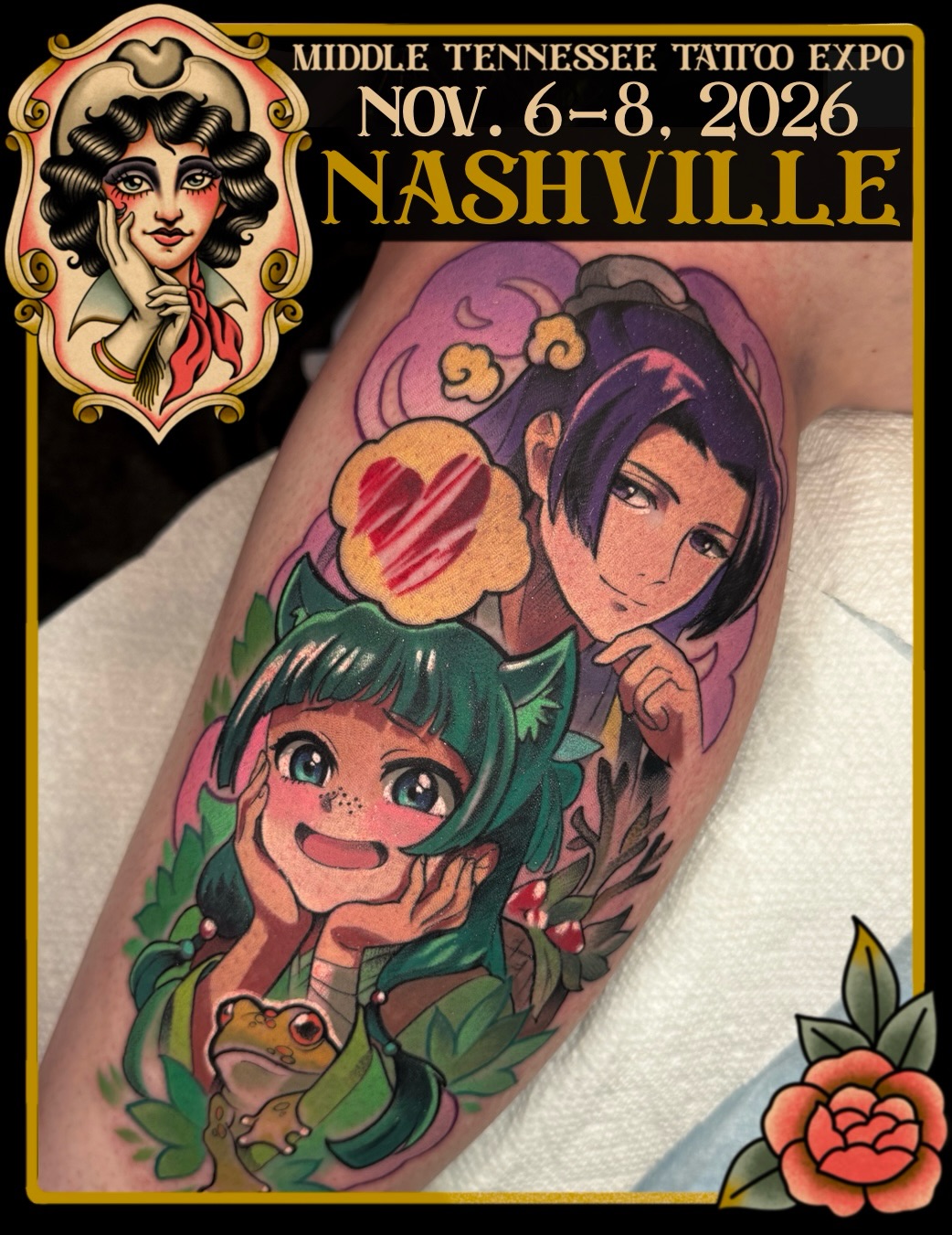 Tattoo by @karaxklenk — anime