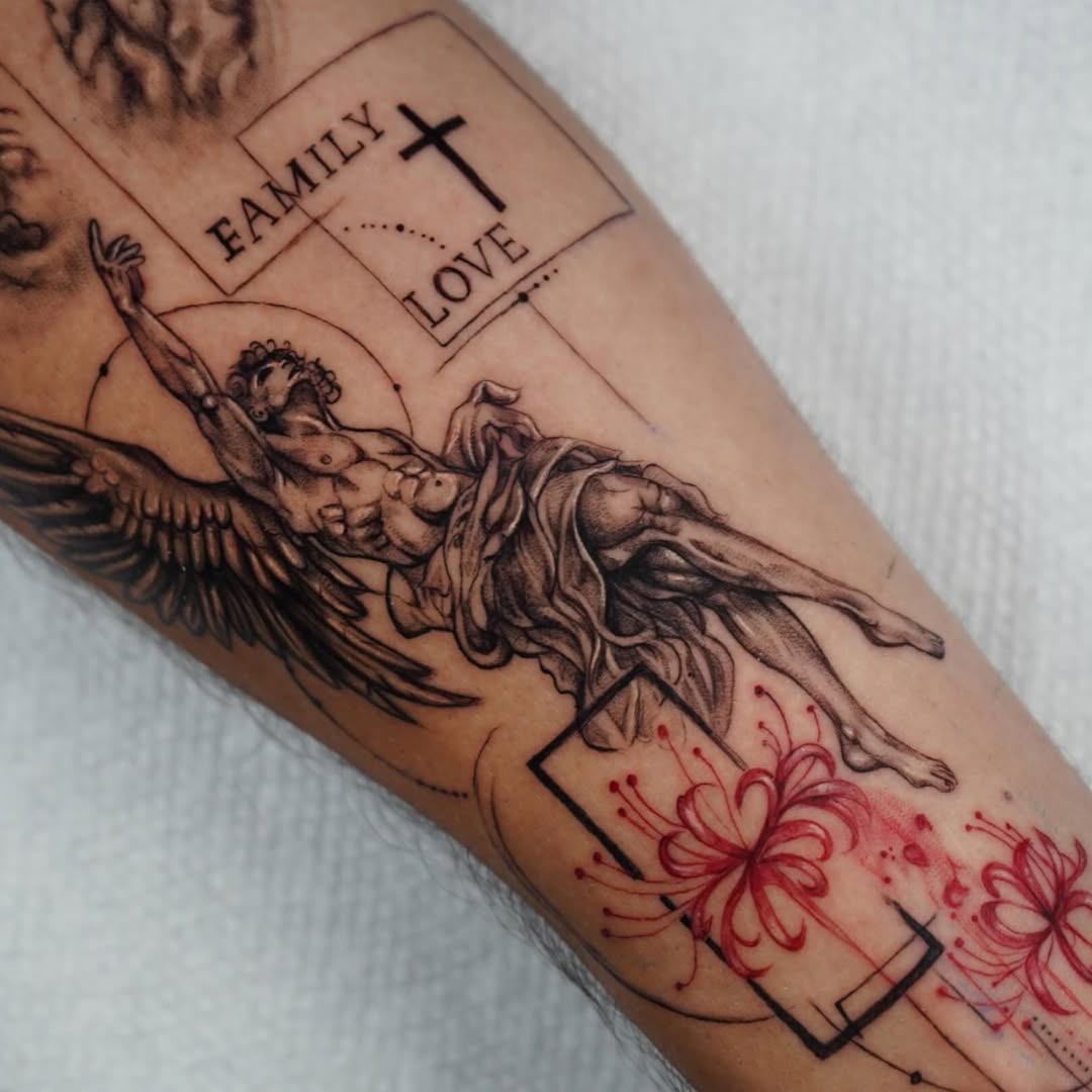 Tattoo by @bellyink_ — realism, black_and_grey
