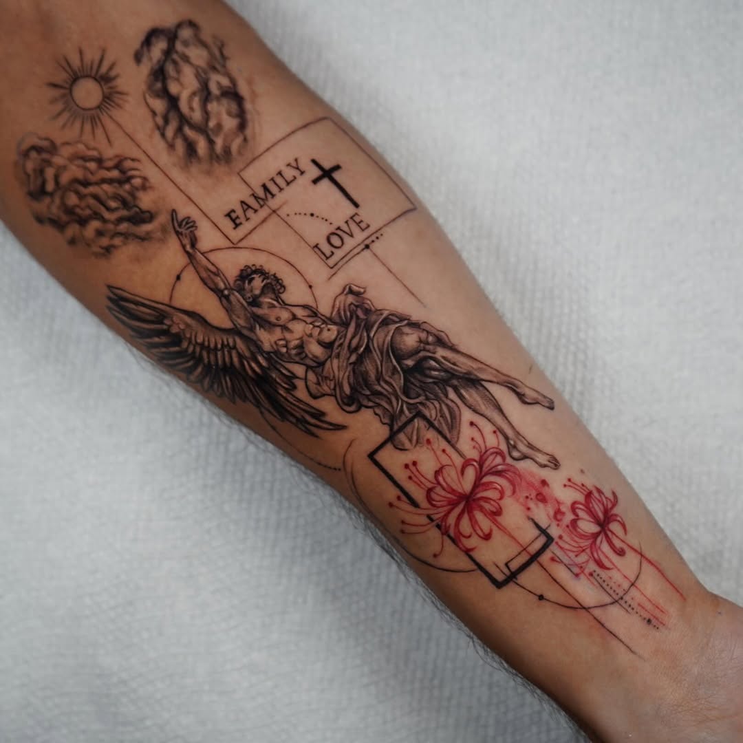 Tattoo by @bellyink_ — realism, black_and_grey