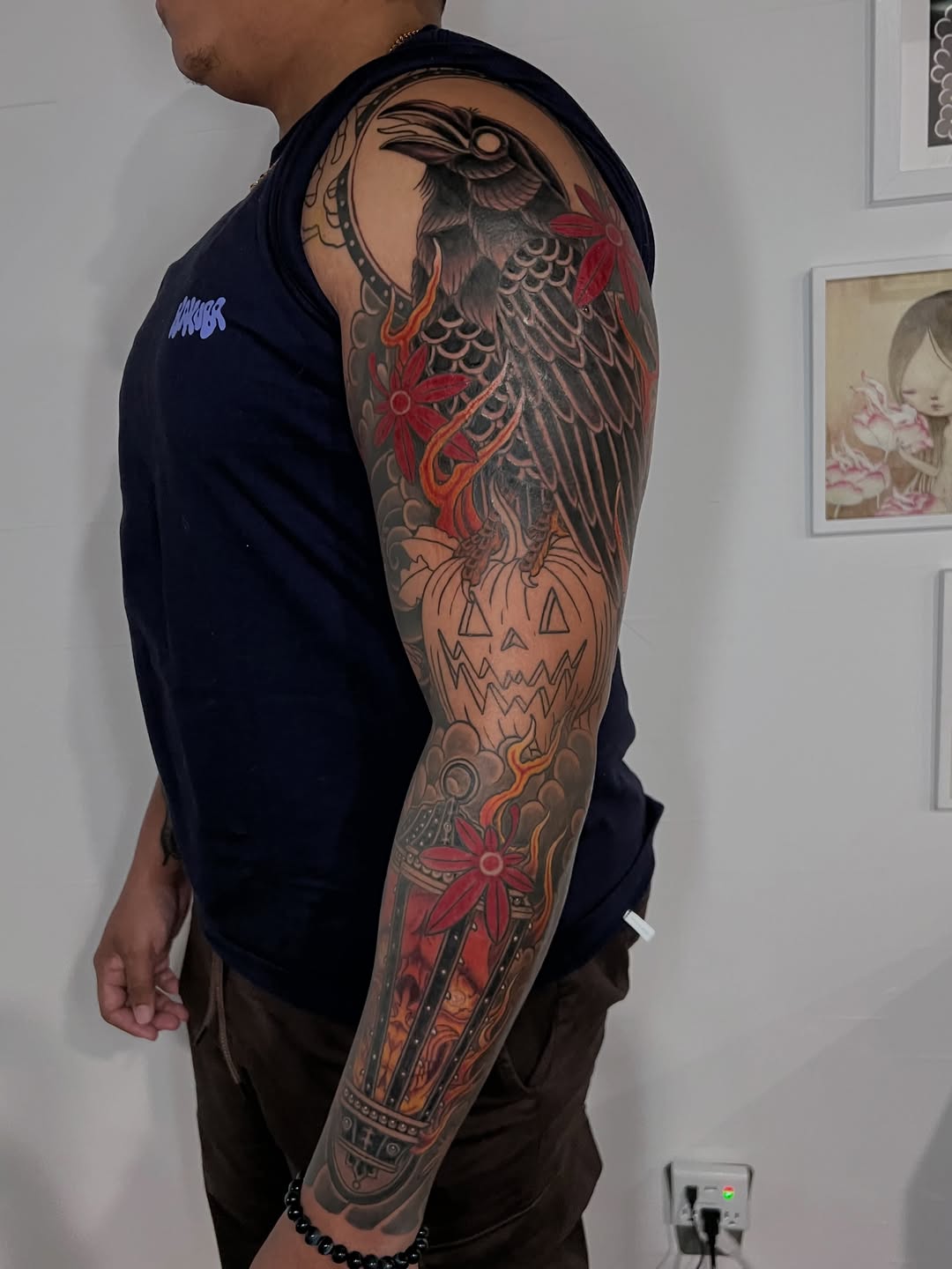 Tattoo by @yur.da.sells.blackwork — japanese_irezumi, realism