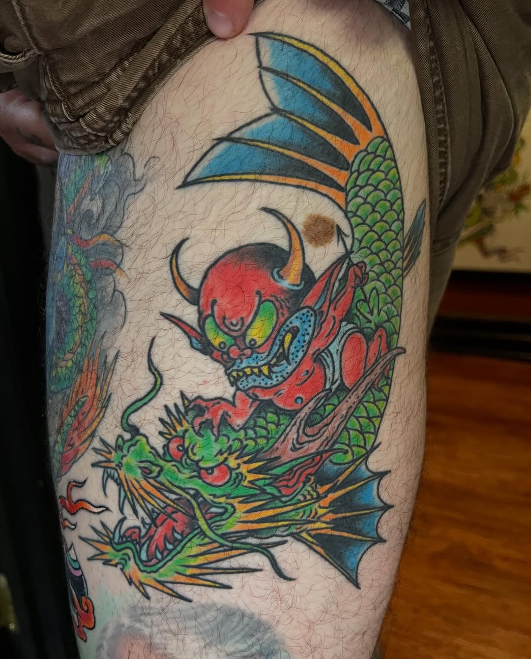 Tattoo by @chrisromolini โ japanese_irezumi, neo_traditional