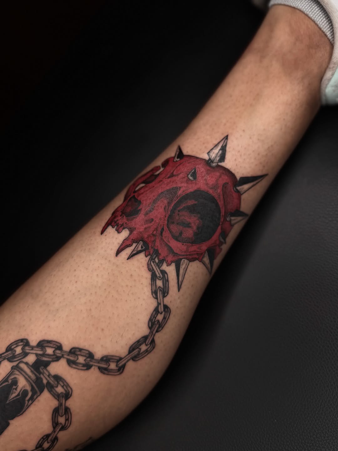 Tattoo by @korztattoo — blackwork, realism