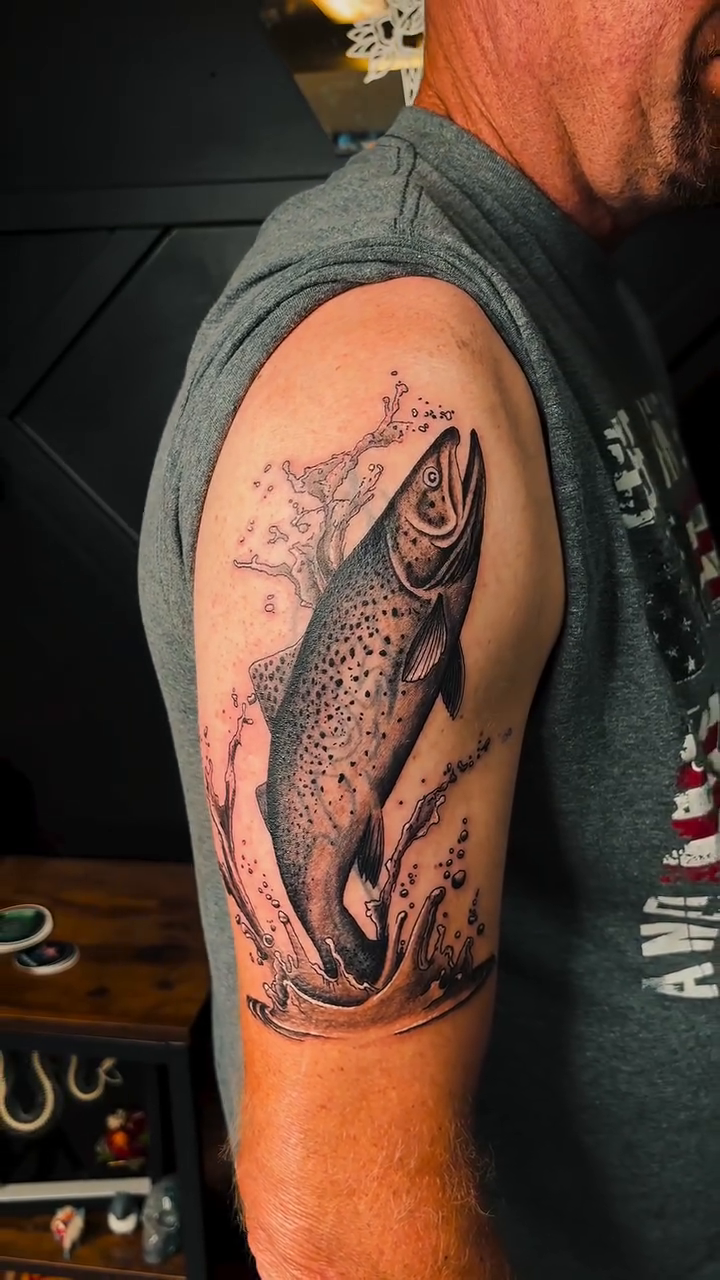 Tattoo by @colourblindtattoo — realism, black_and_grey