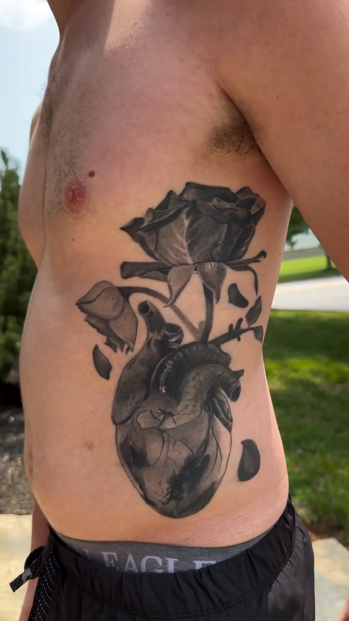 Tattoo by @tattoosbyjuju_ — black_and_grey, realism