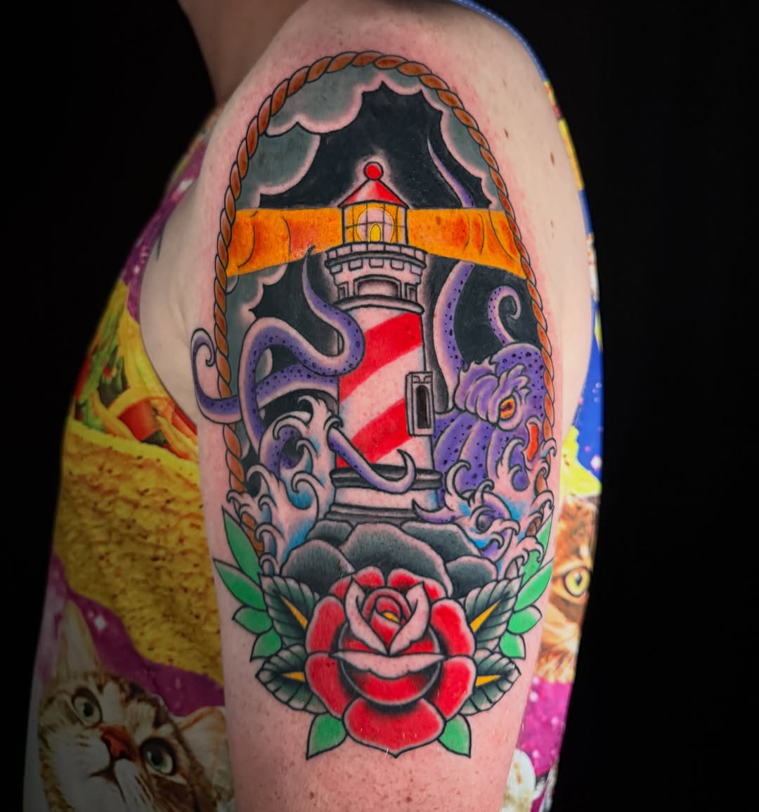 Tattoo by @etzeltattoo — american_traditional, neo_traditional