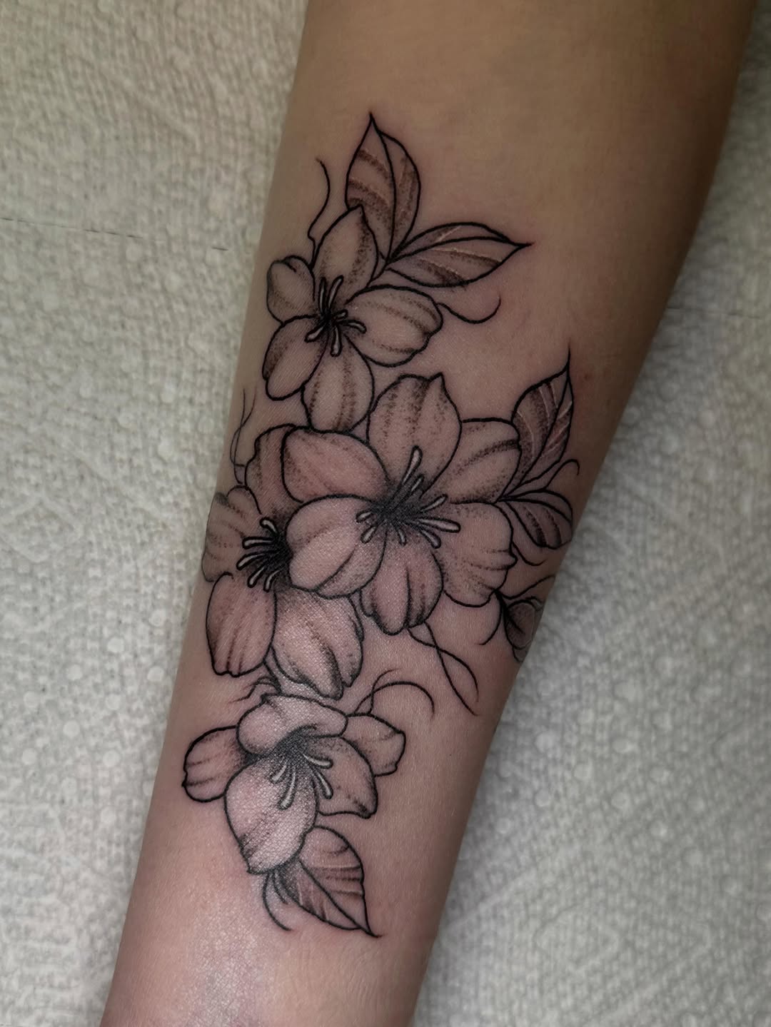 Tattoo by @ethanjester_tattoos — fine_line, black_and_grey