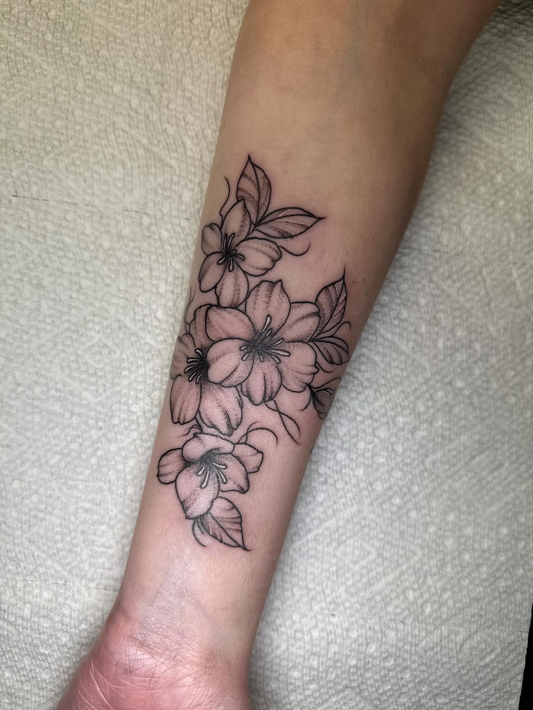 Tattoo by @ethanjester_tattoos — fine_line, black_and_grey