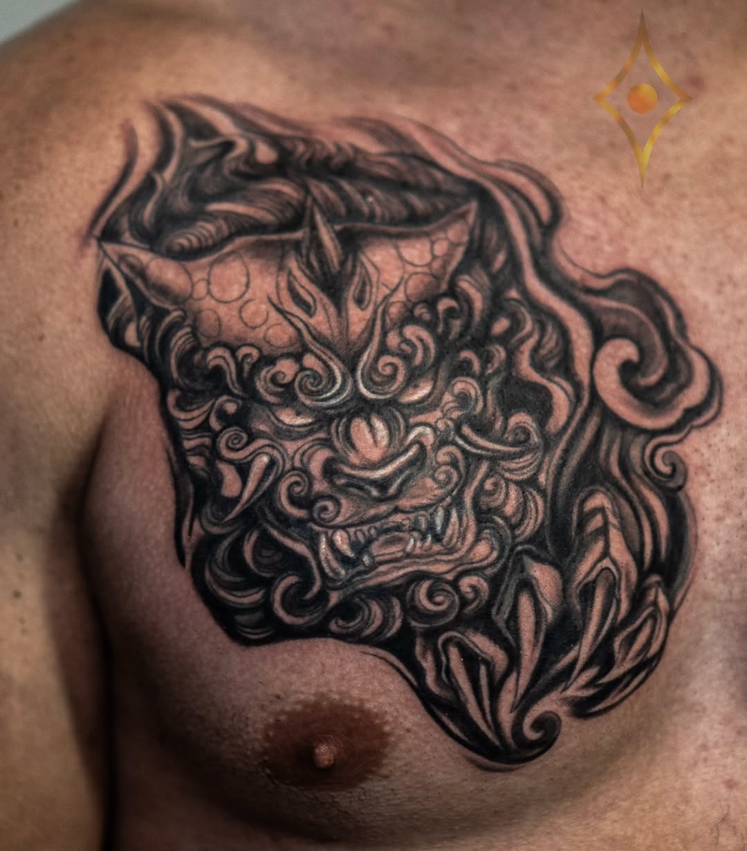 Tattoo by @zol_helios — japanese_irezumi, black_and_grey