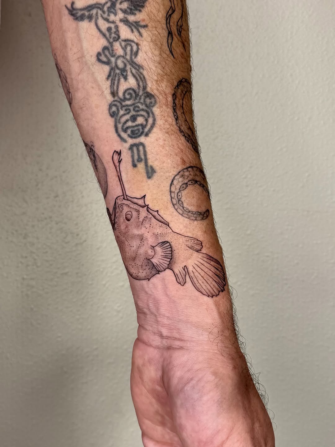 Tattoo by @shan_tattoos β dotwork, black_and_grey
