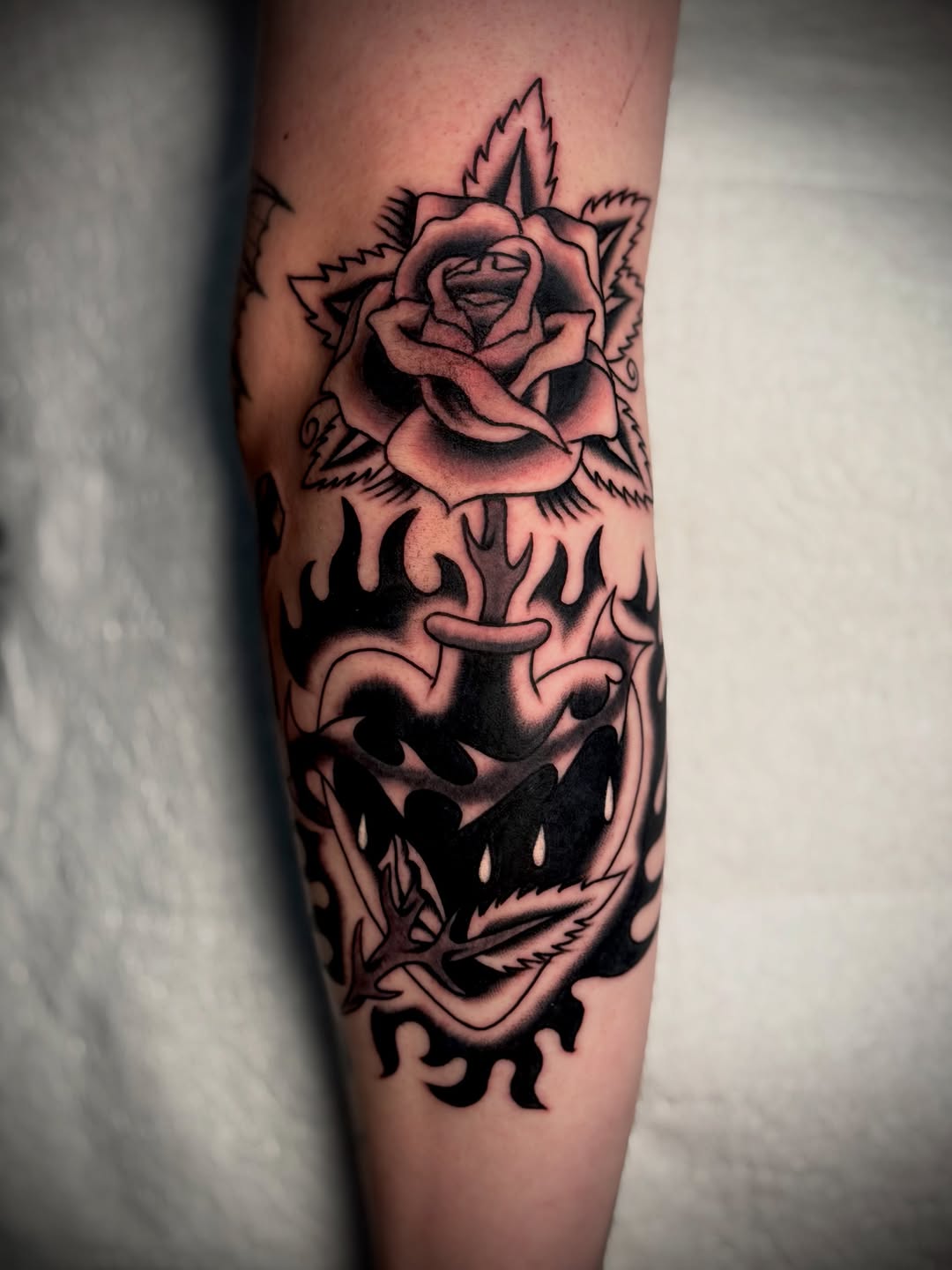 Tattoo by @chris.austin.tattoo — american_traditional, black_and_grey