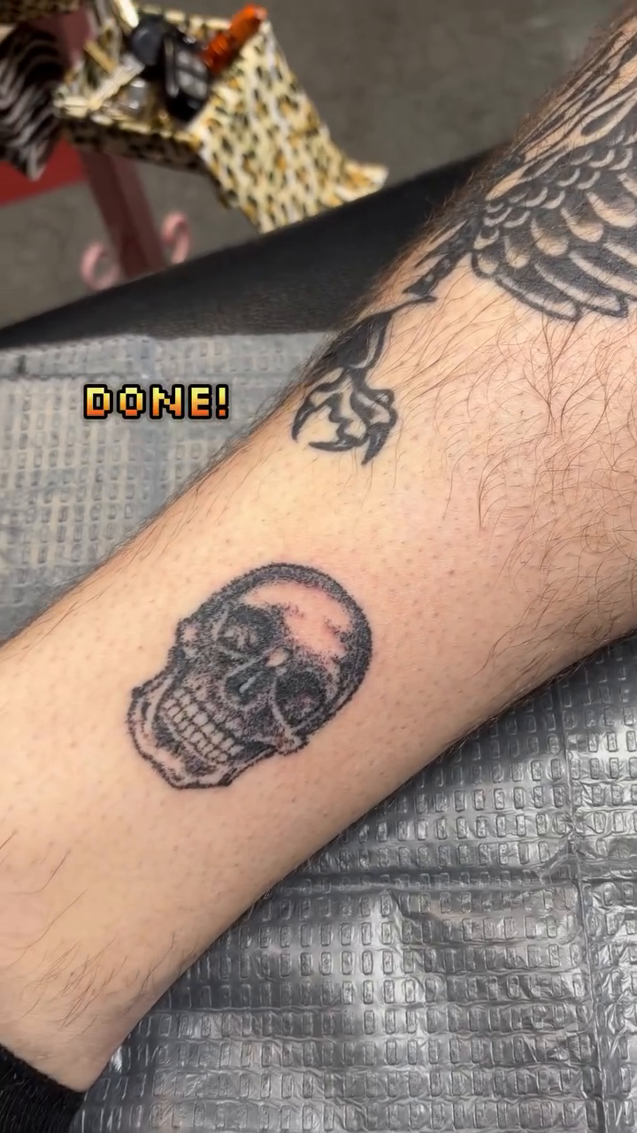 Tattoo by @rottenronnietattoos — fine_line, black_and_grey