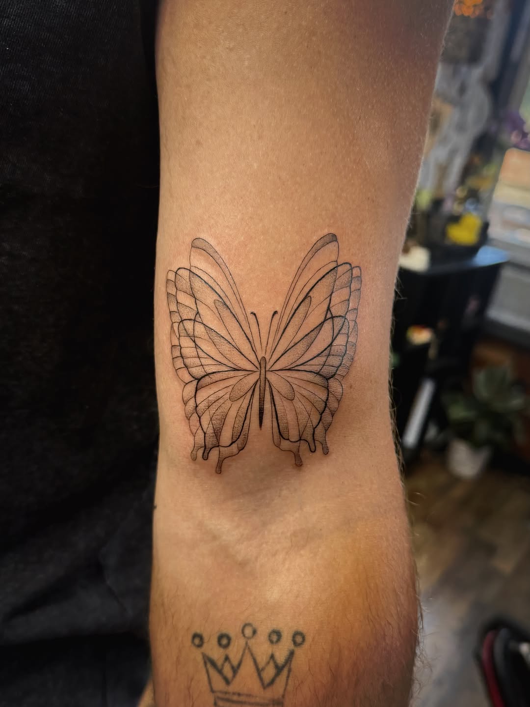 Tattoo by @audreymicheletattoos — fine_line, black_and_grey