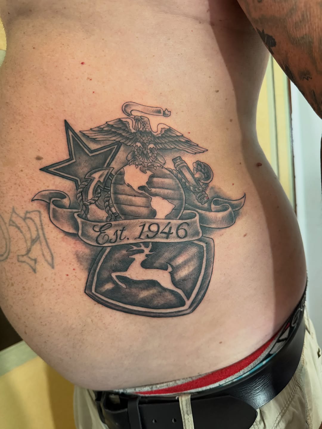 Tattoo by @tattoos_by_dustin — black_and_grey, realism