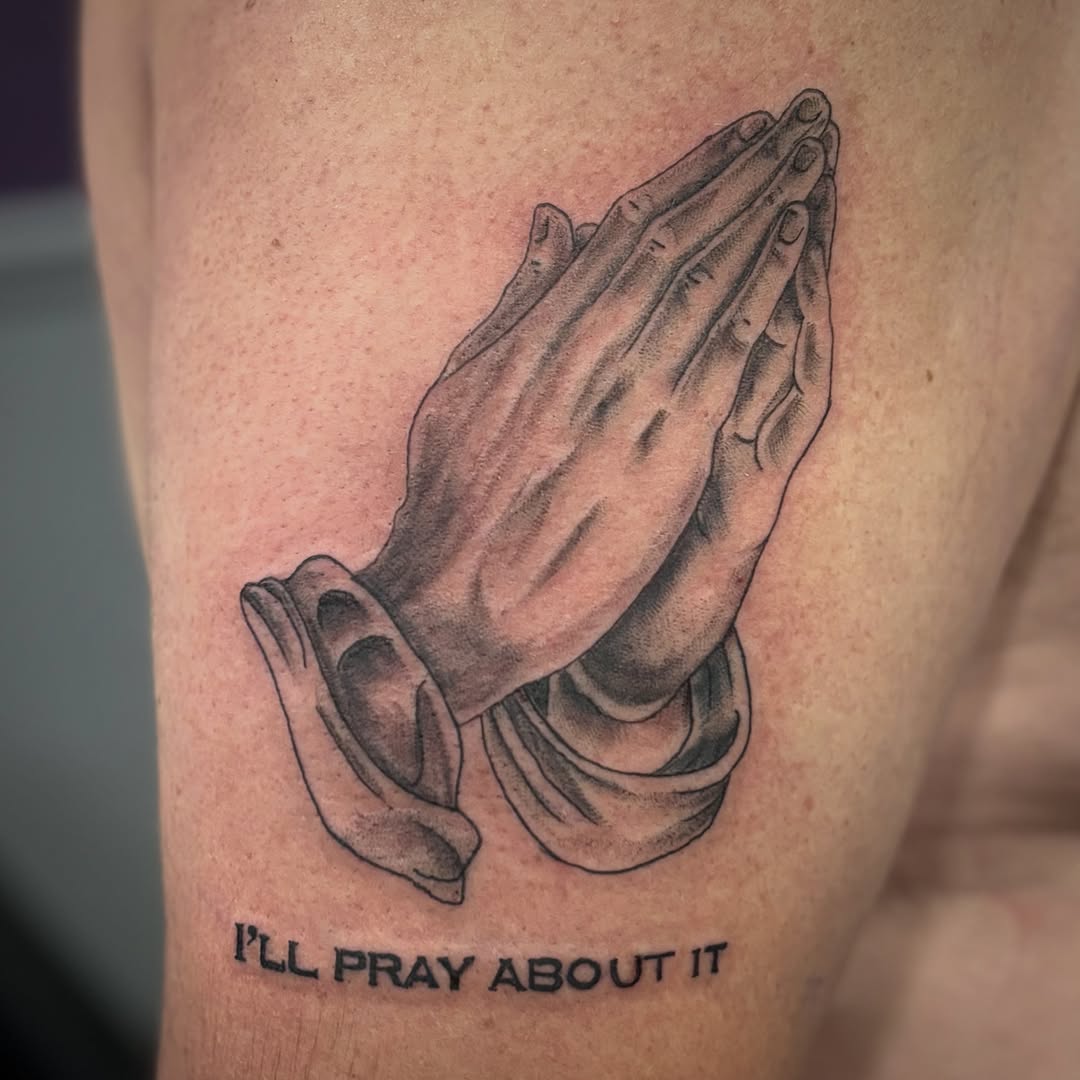 Tattoo by @_stabbygabby โ realism, lettering_script