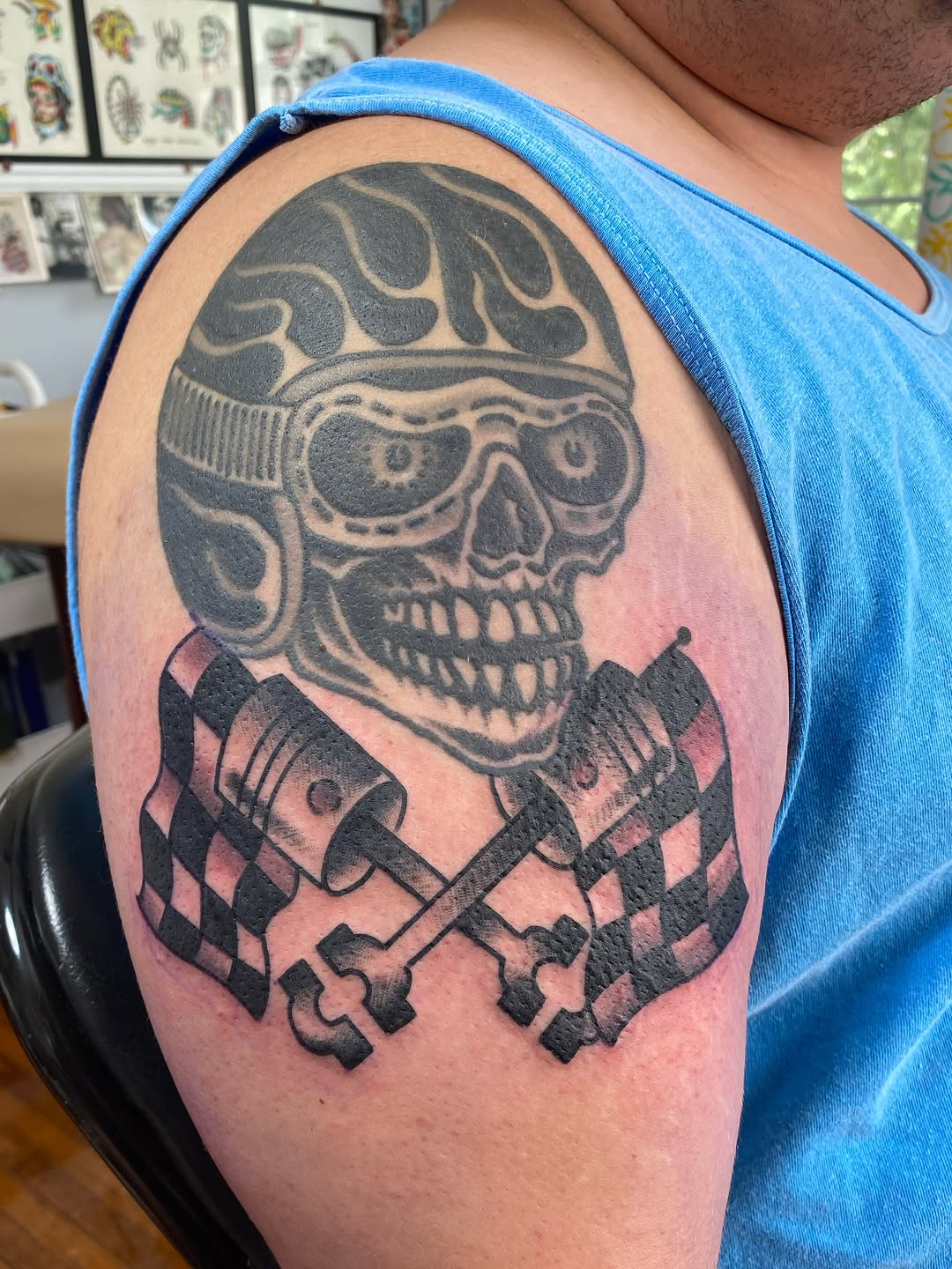 Tattoo by @painless_jack — american_traditional, black_and_grey