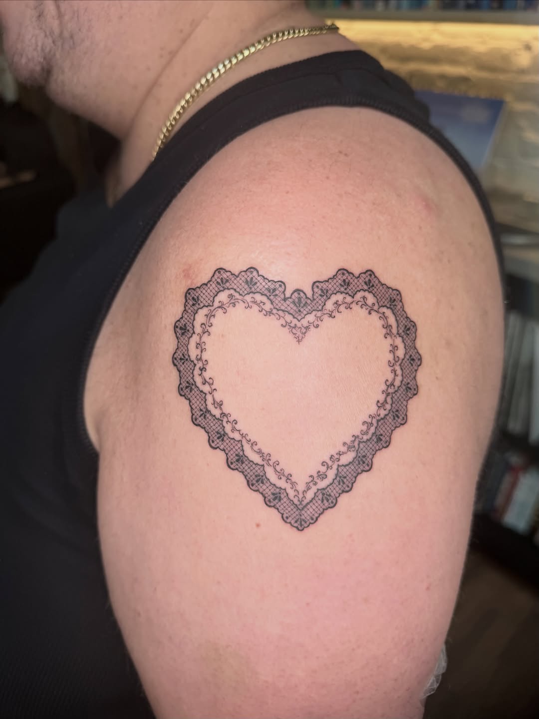 Tattoo by @lilztatz — black_and_grey, ornamental