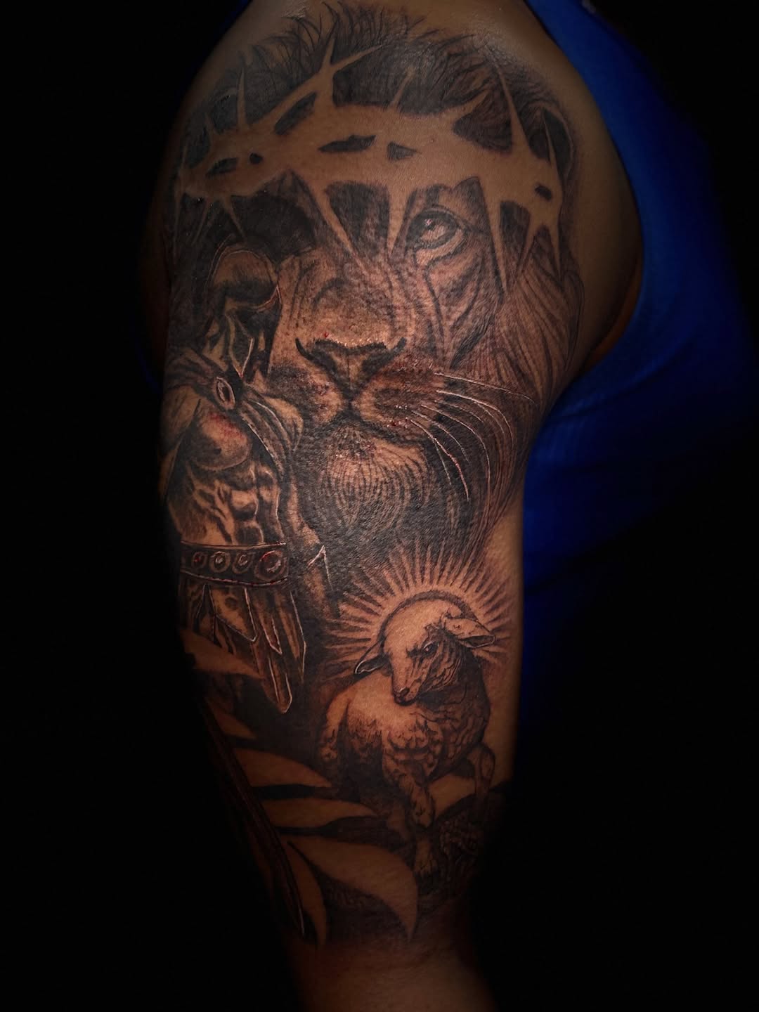 Tattoo by @_stabbygabby โ realism, black_and_grey