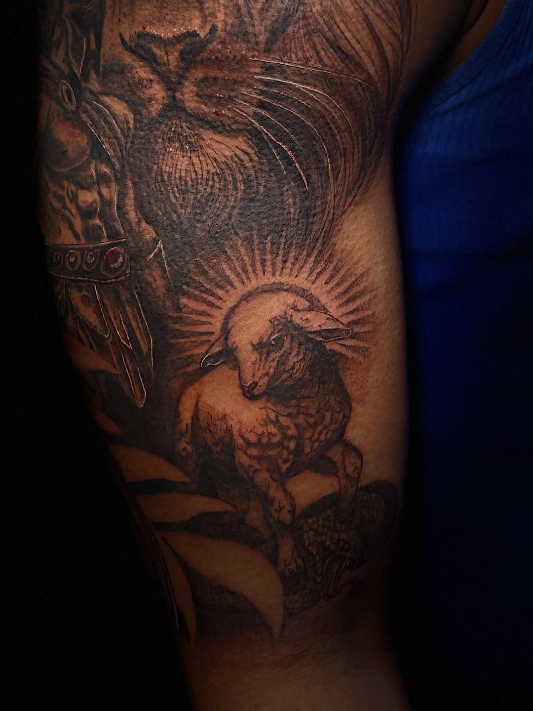 Tattoo by @_stabbygabby โ realism, black_and_grey