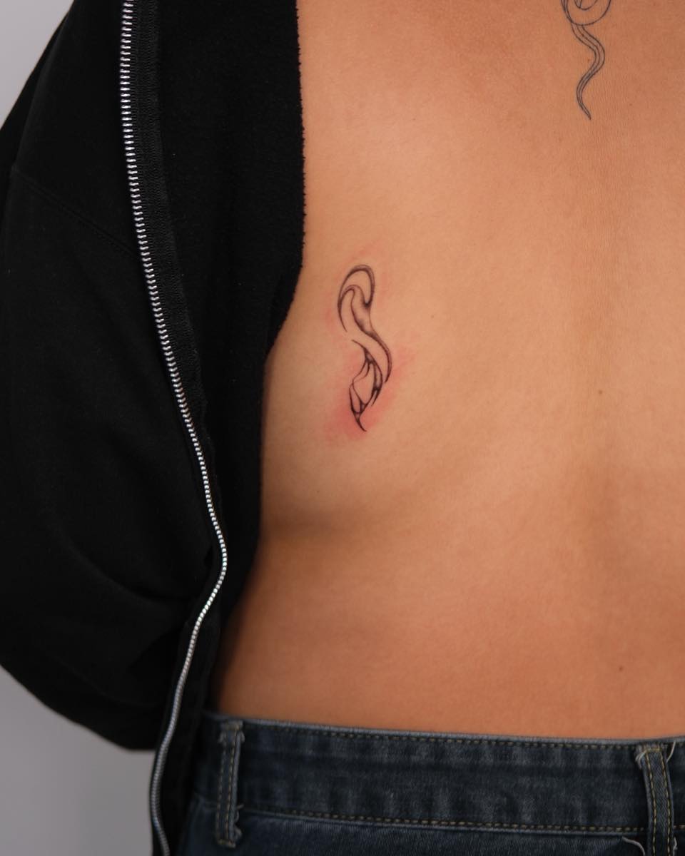 Tattoo by @moonfexx — fine_line