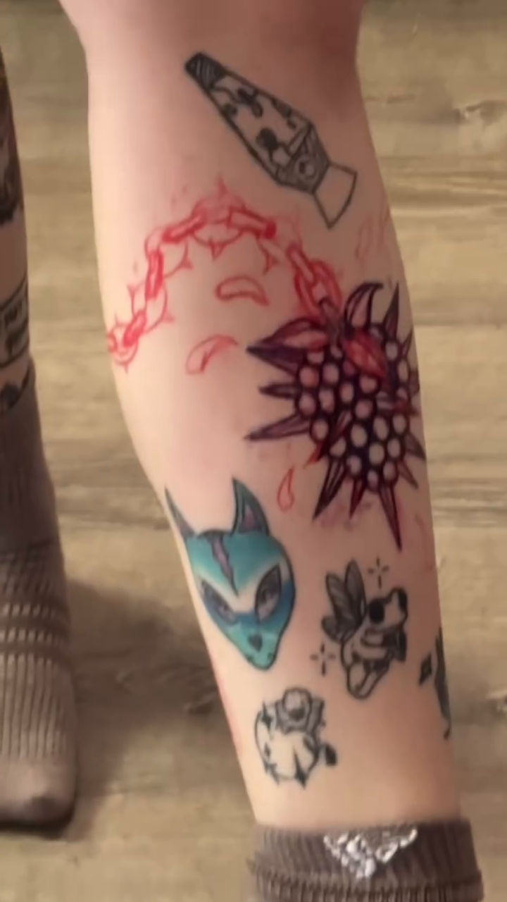 Tattoo by @murbees.designs — neo_traditional, trash_polka