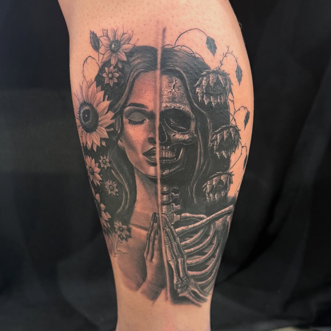 Tattoo by @euphoria_tattoos_ — realism, black_and_grey