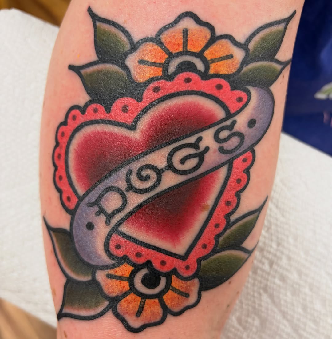 Tattoo by @adriangodoy84 — american_traditional, lettering_script