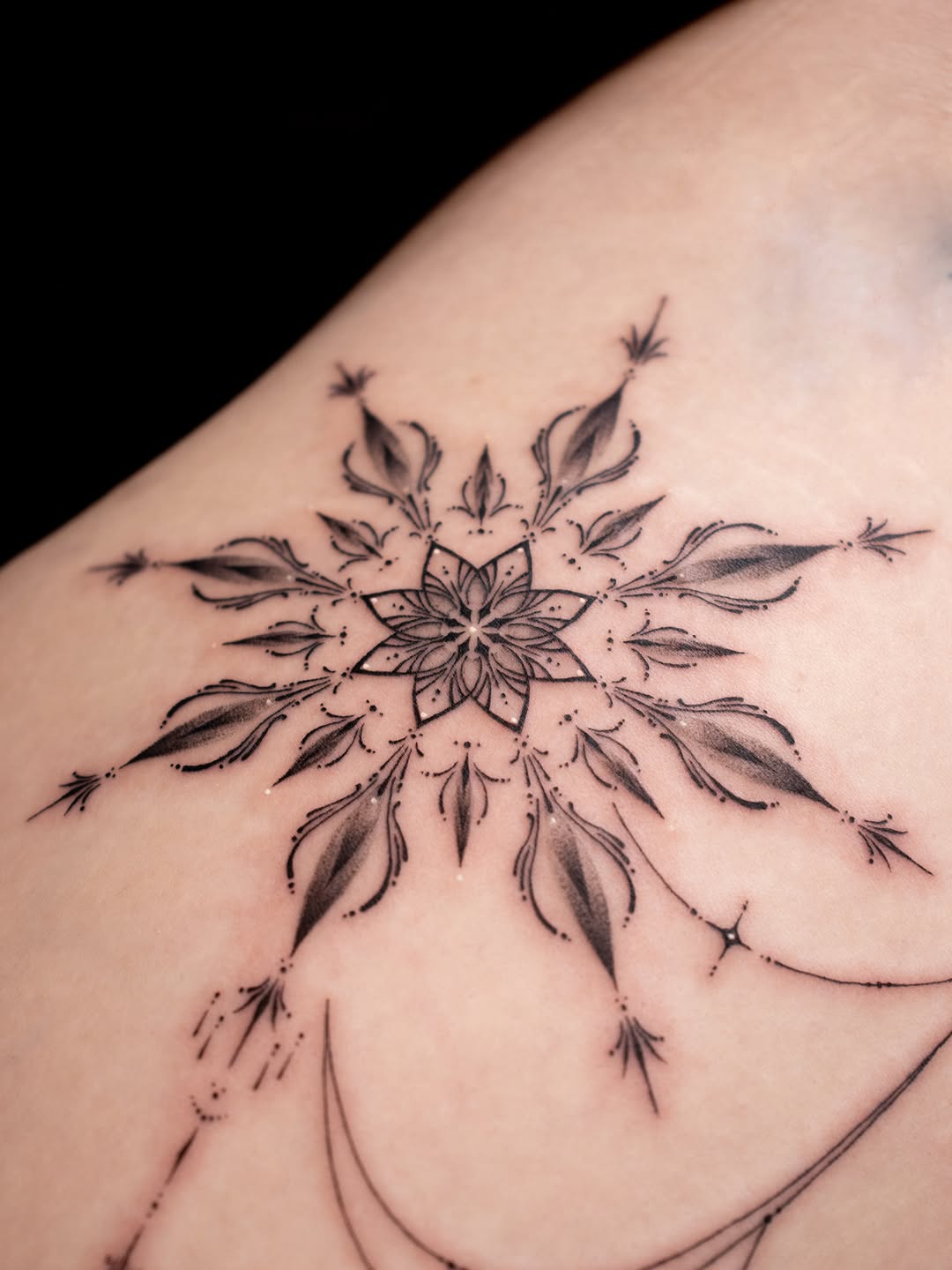 Tattoo by @sil_ornament โ geometric, ornamental
