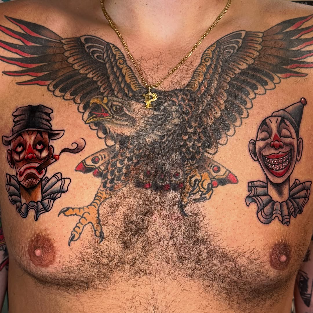 Tattoo by @themactatty — american_traditional, black_and_grey