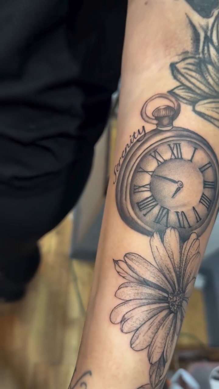 Tattoo by @scottys_ink315 — black_and_grey, realism