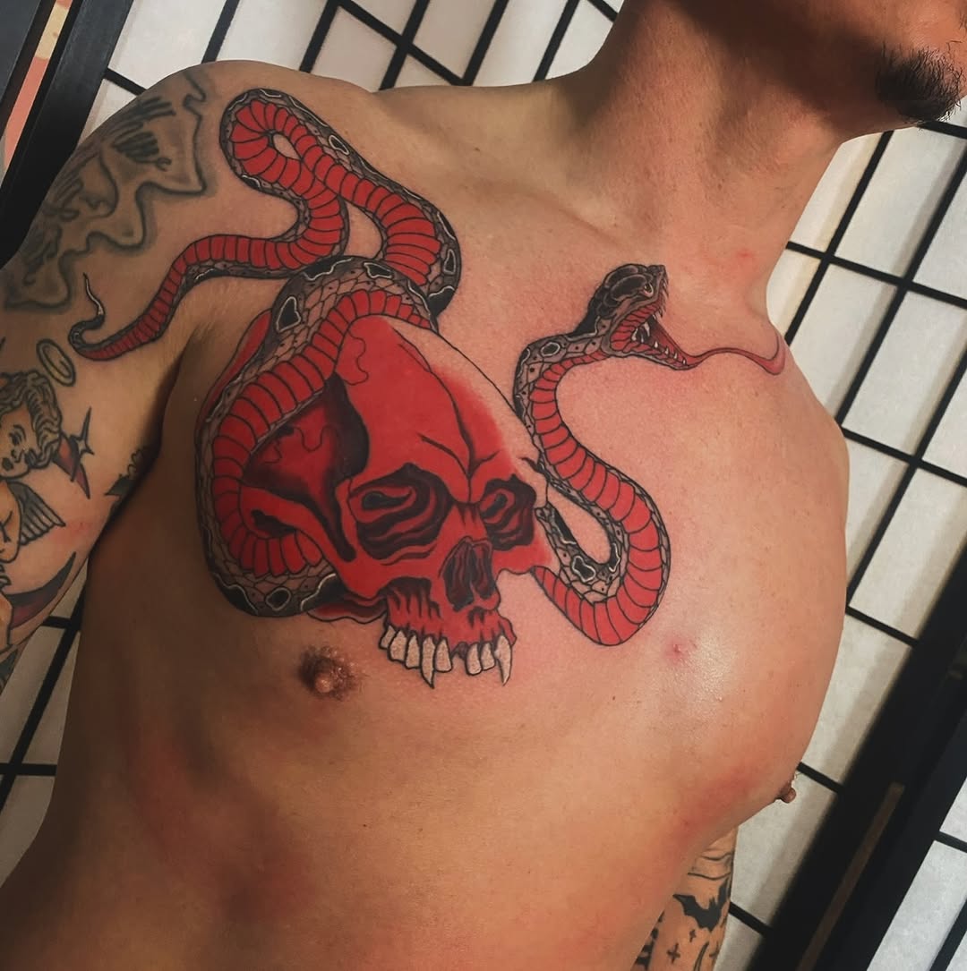Tattoo by @iandclxvi — american_traditional, blackwork