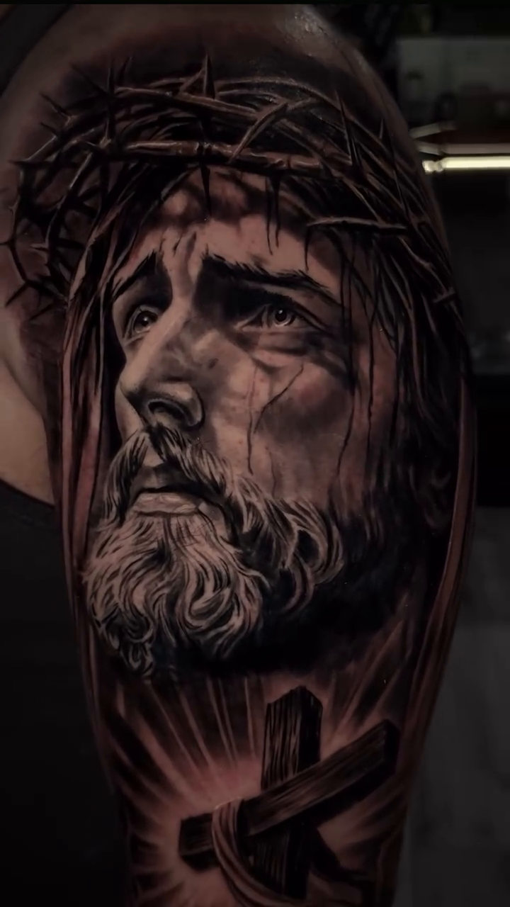 Tattoo by @_ambitiousdreamer — realism, black_and_grey