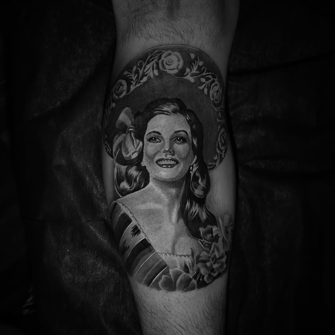 Tattoo by @acruz_707 โ realism, black_and_grey