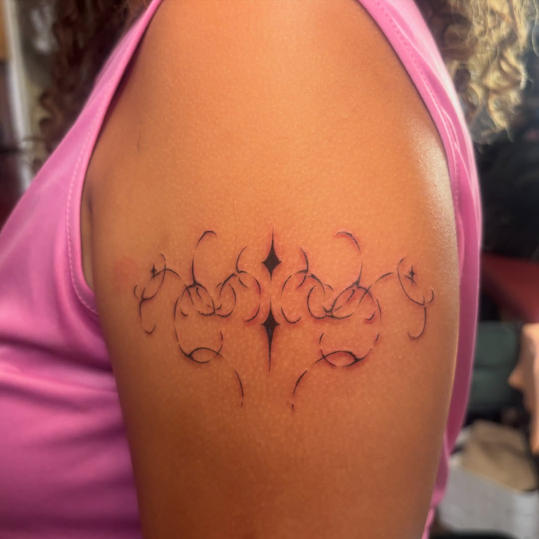 Tattoo by @xpg.ink — fine_line, ornamental
