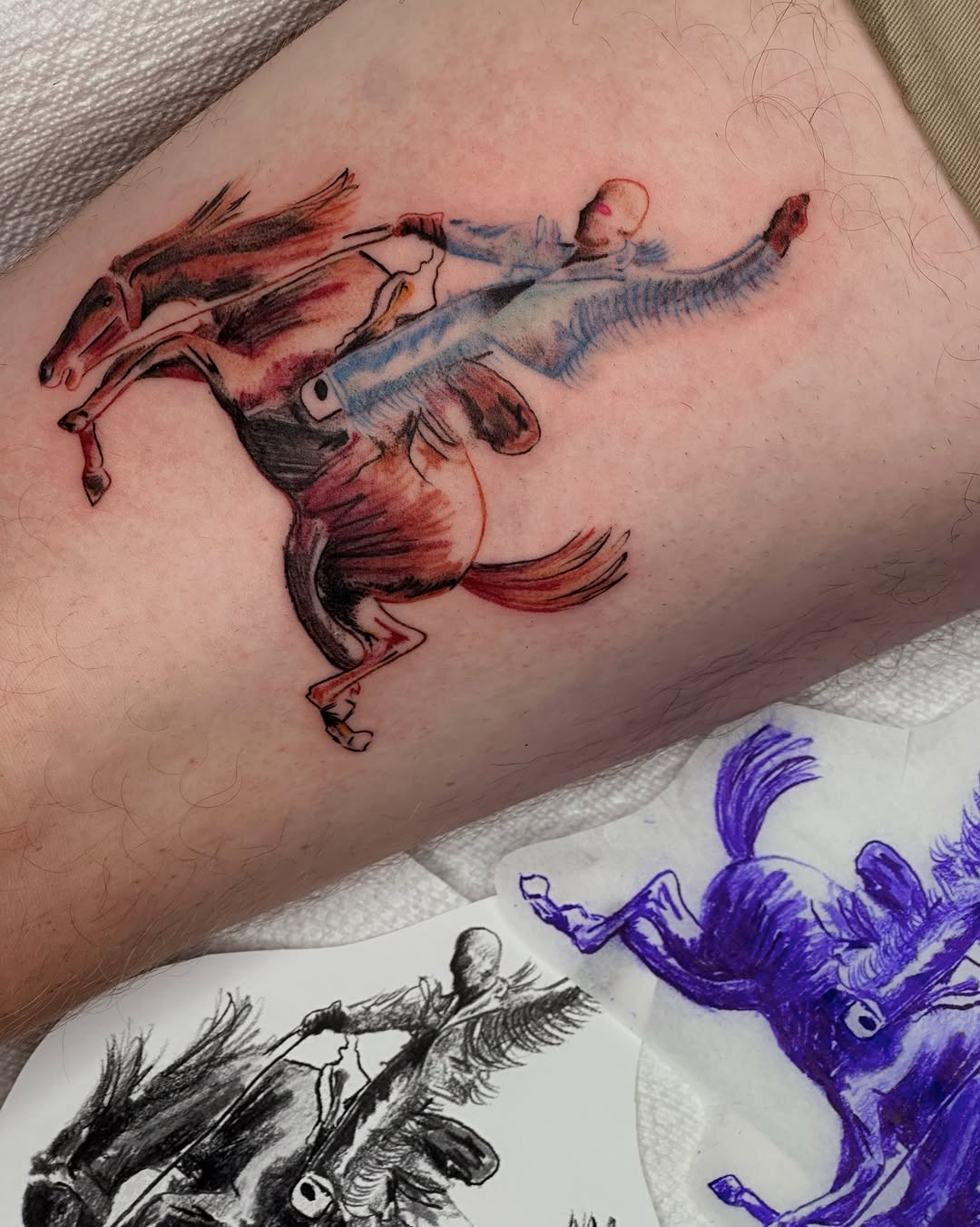 Tattoo by @lilskelevine.tt — trash_polka