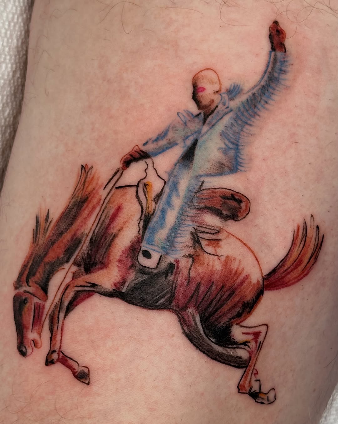 Tattoo by @lilskelevine.tt — trash_polka