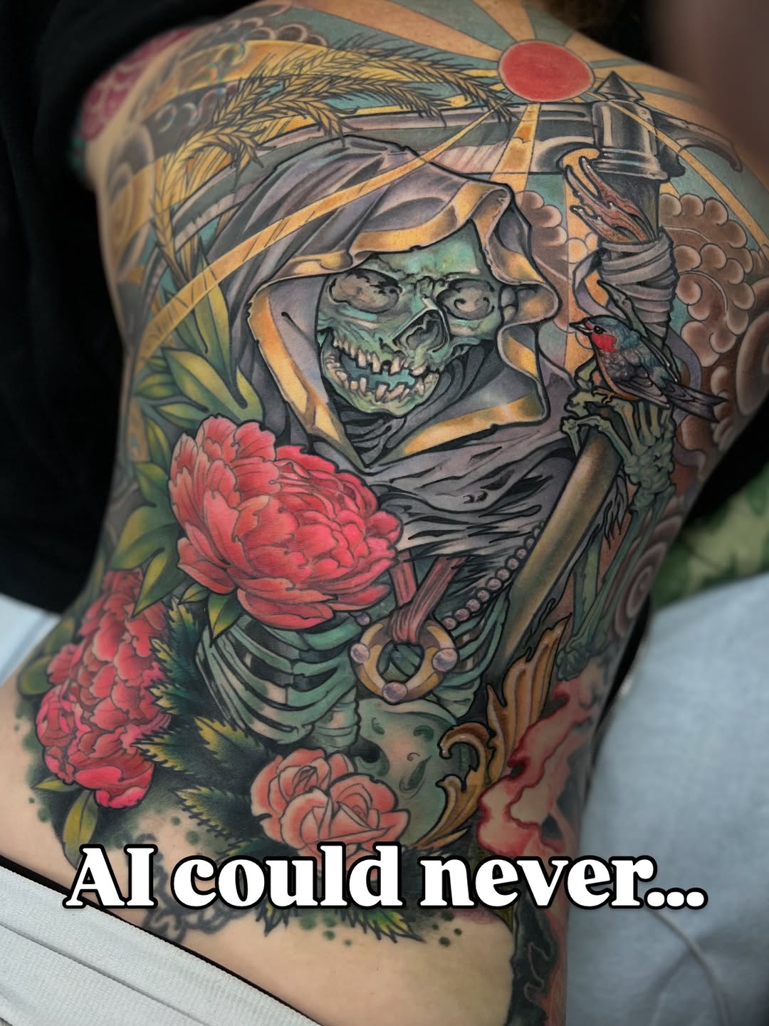 Tattoo by @fredd.chino.tattoos — japanese_irezumi, realism