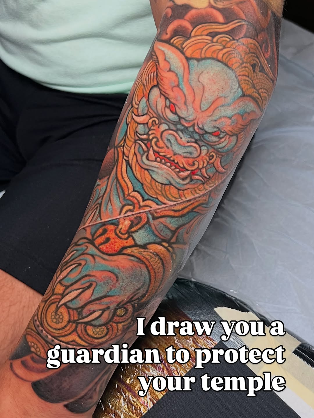 Tattoo by @fredd.chino.tattoos — japanese_irezumi, black_and_grey