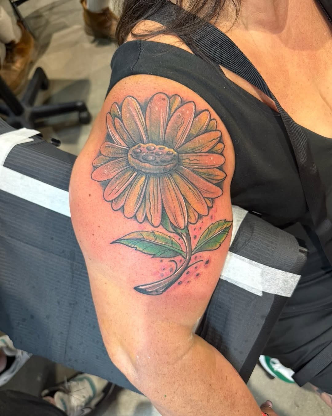 Tattoo by @tommygunz_tatt00er — realism, black_and_grey