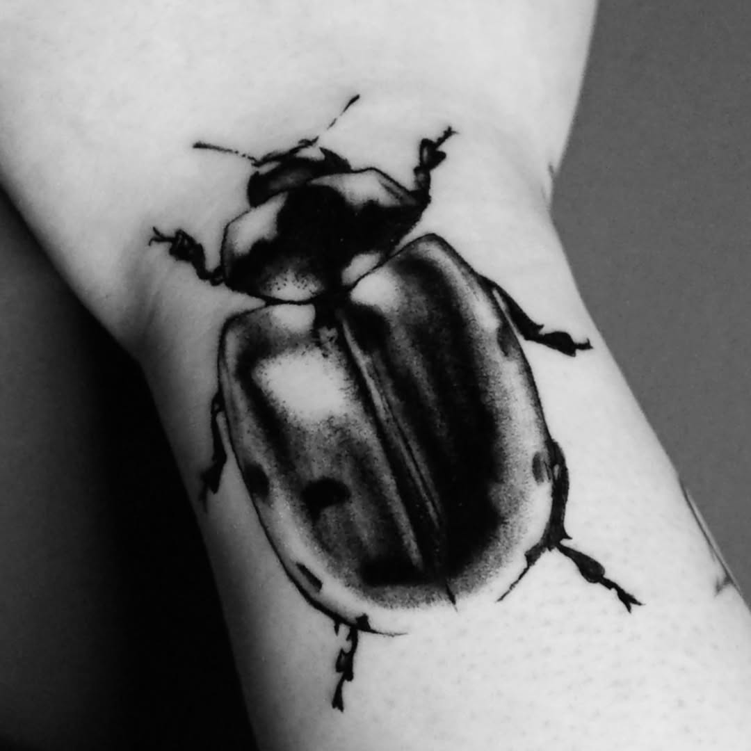 Tattoo by @alexmoska_tattoo — realism, black_and_grey