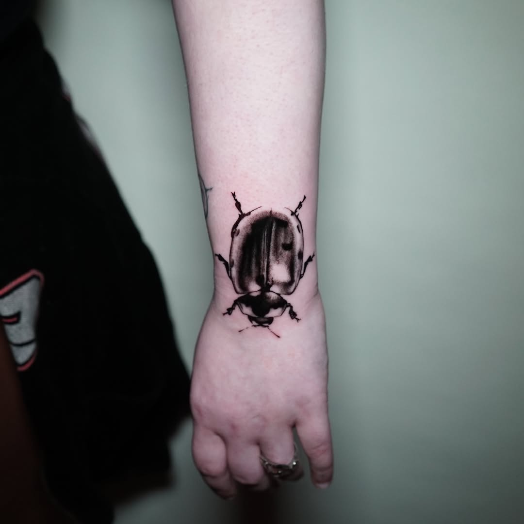 Tattoo by @alexmoska_tattoo — realism, black_and_grey